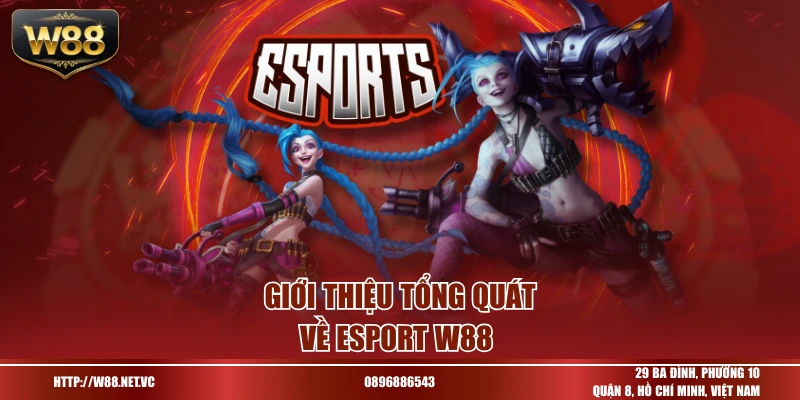 Giới thiệu tổng quát về esport W88