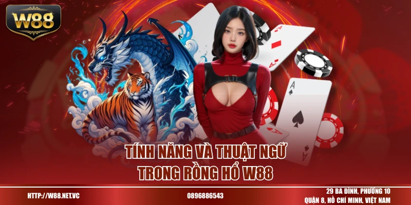 Tính năng và thuật ngữ trong rồng hổ W88