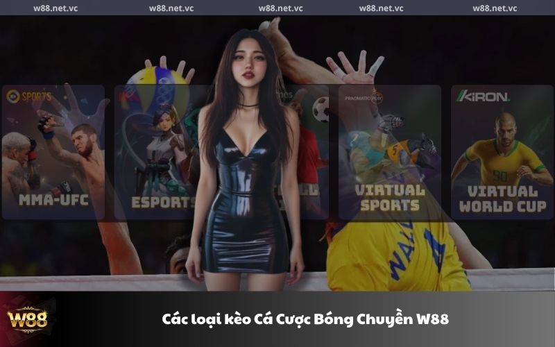 Các loại kèo Cá Cược Bóng Chuyền W88