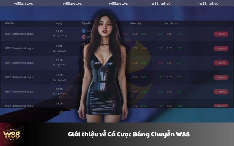 Giới thiệu về Cá Cược Bóng Chuyền W88