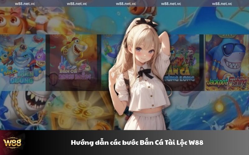 Hướng dẫn các bước chơi Bắn Cá Tài Lộc W88