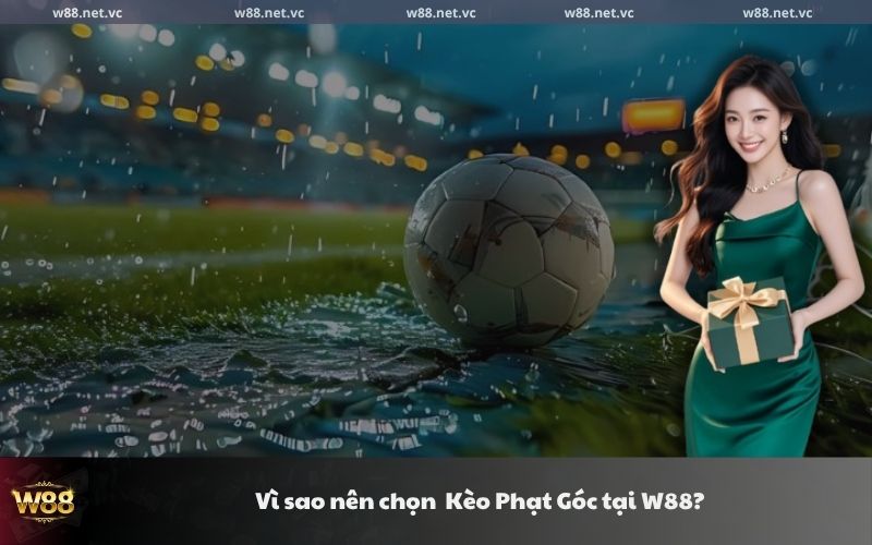 Vì sao nên chọn kèo phạt góc tại W88